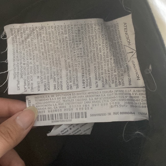 Zara Camo skinny Biker Jeans - Picture 6 of 7